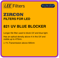 LEE ZIRCON 821 UV BLUE BLOCKER - L821