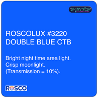 ROSCOLUX #3220 DOUBLE BLUE