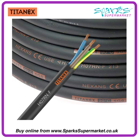 H07RN-F 3G2,5 TITANEX | Nexans | Control Cables | Bürklin Elektronik H07RN-F 3G2,5 TITANEX | Nexans | Control Cables | Bürklin Elektronik