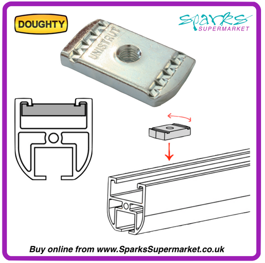 DOUGHTY RAIL - CHANNEL NUT