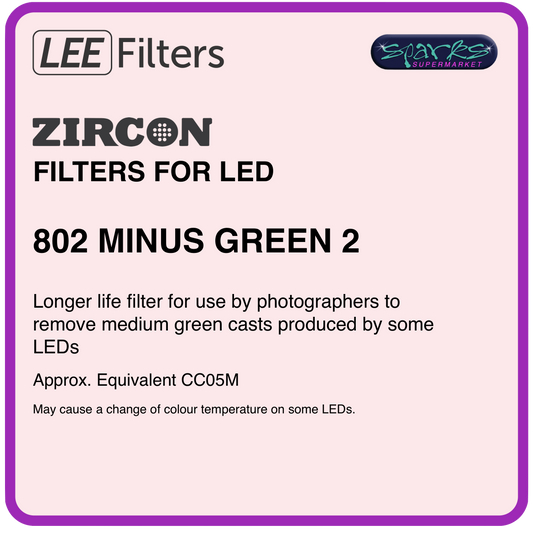 LEE ZIRCON 802 ZIRCON MINUS GREEN 2 - L802