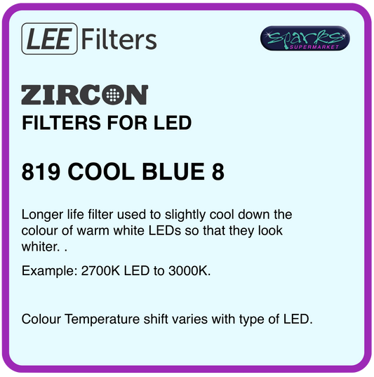 LEE ZIRCON 819 COOL BLUE 8 - L819