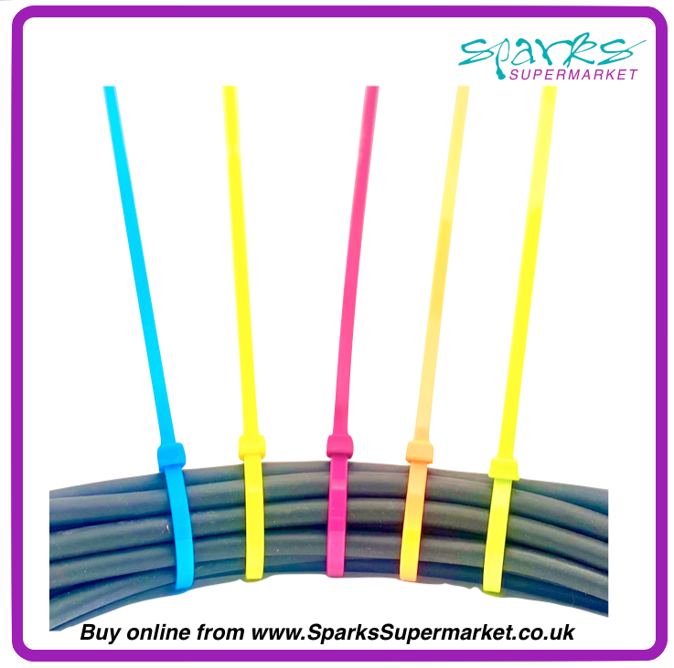 FLUORESCENT CABLE TIES