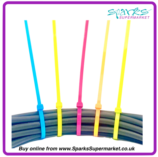 FLUORESCENT CABLE TIES