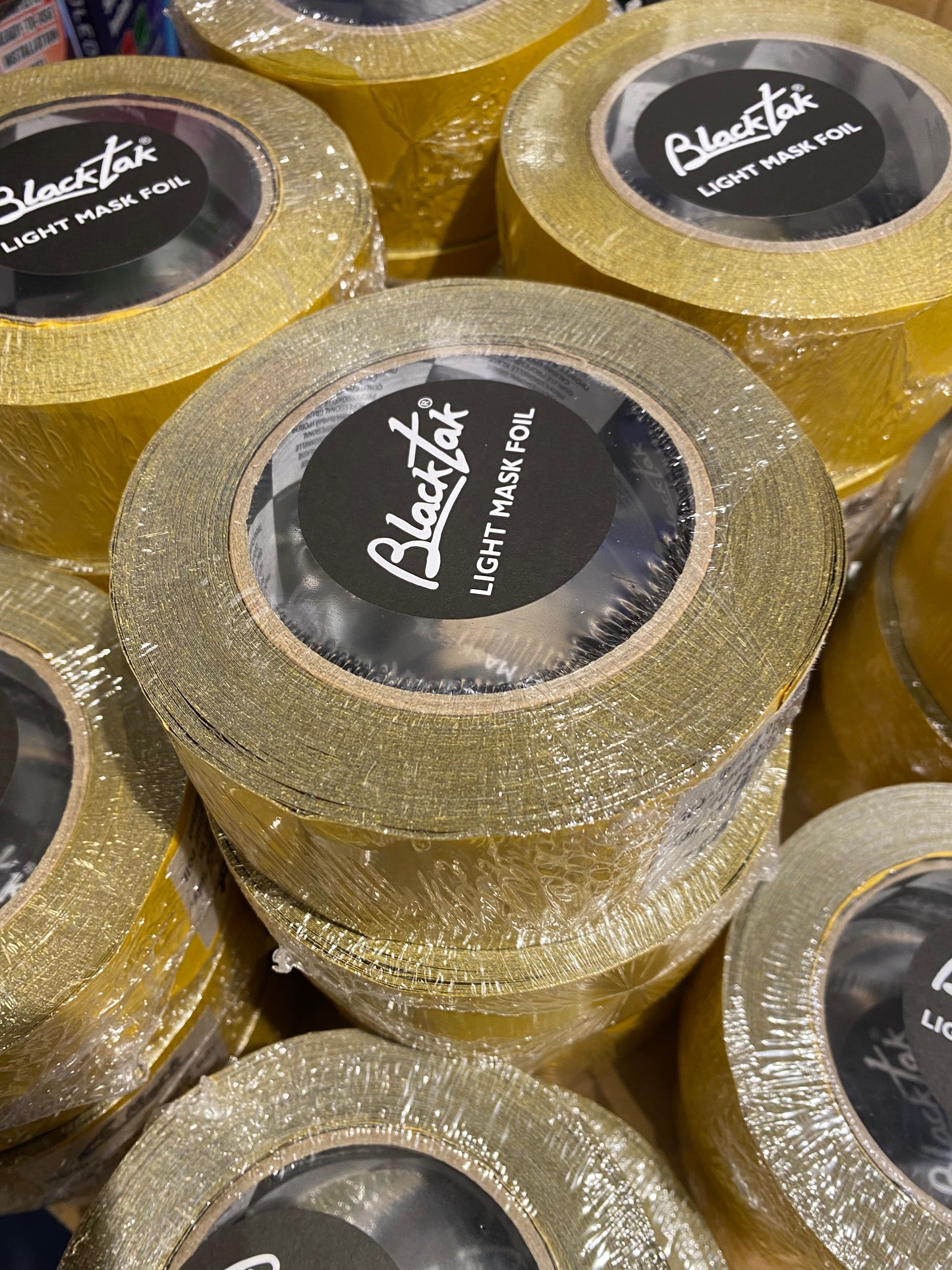 Blacktak™ Light Masking Foil - Roll 50mm X 25m