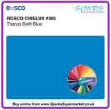 Roscolux Cinelux #365 Tharon Delft Blue Sheet 53 x 61 cm